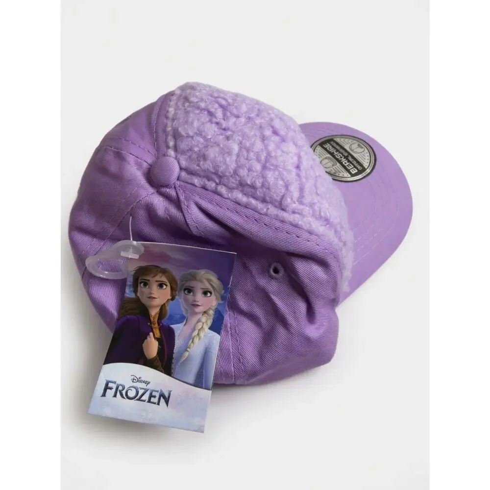 Disney Frozen Purple Sherpa Snapback Hat – Anna & Elsa – Berkshire Official Kids